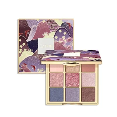 Image of ATKIN Eyeshadow Palette Makeup, 9 Shimmer and Matte Shades, Highly Pigmented, Creamy Texture Natural Brown Neutral Cosmetic Eye Shadows