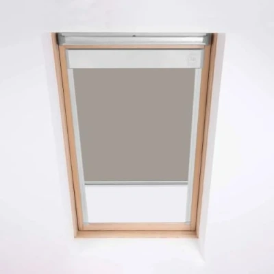 Image of Skylight Roller Blinds For Velux Roof Windows, Blackout Blind, Window Code MK04 Light Grey