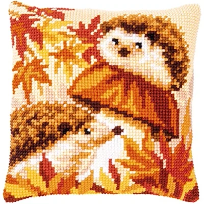 Image of Vervaco Cross Stitch Cushion Set Outlined, Cotton, Multicoloured, 40x40cm
