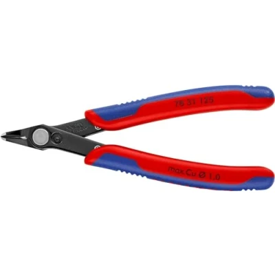 Image of Knipex Electronic Super Knips® burnished, with multi component grips 125 mm 78 31