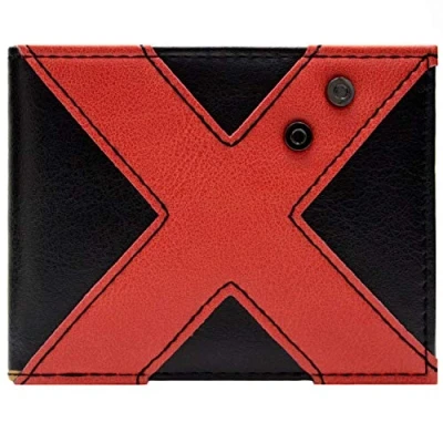 Image of My Hero Academia Bakugou Katsuki Character Outfit Wallet Bi Fold ID &amp; Card Holder, Black