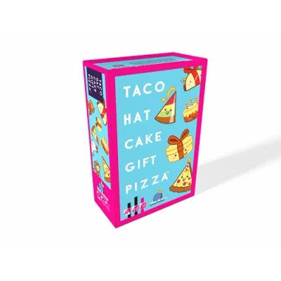 Image of Blue Orange, Taco Hat Cake Gift Pizza, Card Game, Ages 8+, 2 8 Players, 10 15 Minutes Playing Time