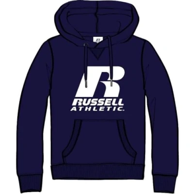 Image of Russell Athletic A00711 NA 190 R HOODY Sweatshirt Men&#039;s NAVY Size XL