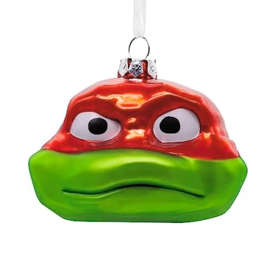 Image of Hallmark Teenage Mutant Ninja Turtles: Mayhem Raphael Christmas Ornament, Blown Glass