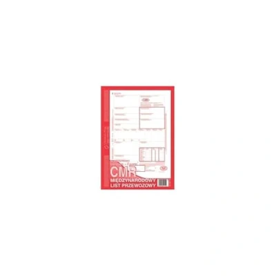 Image of CMR: International consignment note (pre numbered), A4, (original+3 copies)