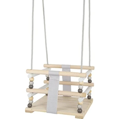 Image of small foot Skandi Toddler Swing with Four Closed Sides and Two Tear Resistant Straps, from 18 Months, 11940 Toys, Multicolored, Standard Size