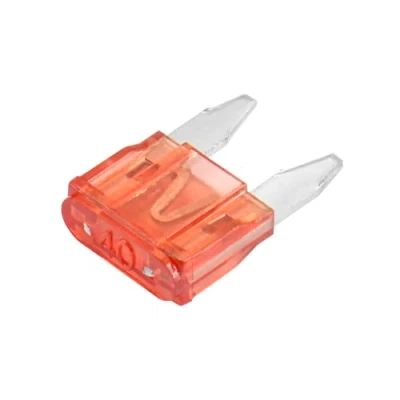 Image of Heschen Mini Blade Fuse ATM 40 Auto Assorted Car SUV Truck 40A Amber Pack of 50