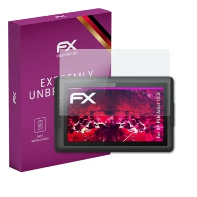 Image of atFoliX plastic Glass Protective Film compatible with XP PEN Artist 15.6 Protector, 9H Hybrid FX Screen Protector of