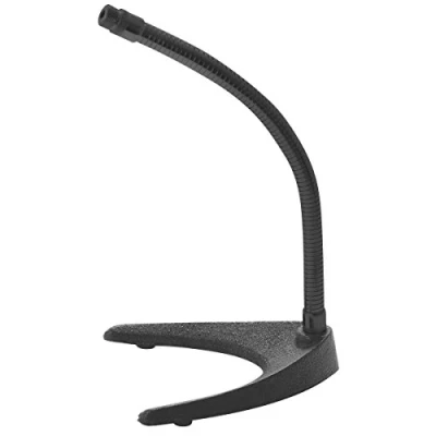 Image of Onstagestands DS6213 table microphone stand with boomerang base/swan neck