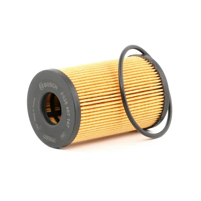 Image of S263202A500 Oil Filter BOSCH F 026 407 147 with gaskets/seals Insert KIA: cee‘d II Sportswagon, SOUL 2, Optima / K5 Saloon