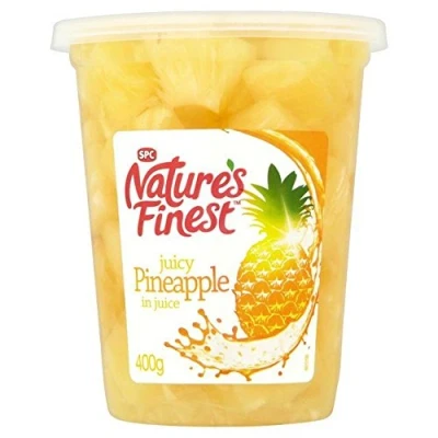 Image of Nature&#039;s Finest Pineapple Chunks in Juice 400g Pack of 2