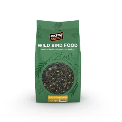 Image of Extra Select Black Sunflower Seed Wild Bird Food, 12.75 kg