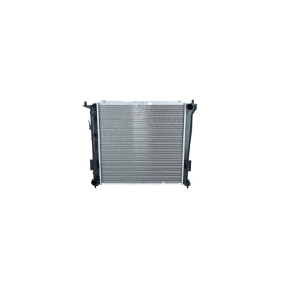 Image of 253102H600, 253102H660, 253102L600 Engine radiator NRF 53109 Aluminium 450mm 438mm 26mm Brazed cooling fins KIA: cee‘d I Estate, Hatchback