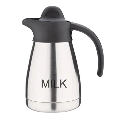 Image of Olympia Vacuum Jug Etched Milk 05L with Screw Top Flask Restaurant