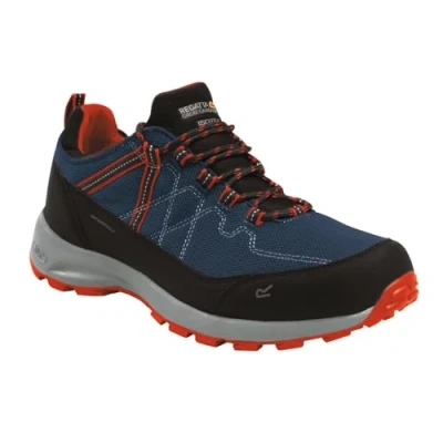 Image of Regatta Mens Samaris LiteLowII MoonltDn/Org EU41/UK7 Blue