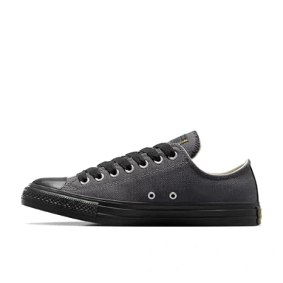 Image of Converse Chuck Taylor ALL STAR Unisex Trainers, Size: 10, Dark matter/black/sunflower gold Textile