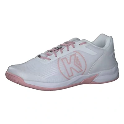 Image of Kempa Attack 2.0 Women Handball Shoes, White Pink Cloud, 9.5 UK