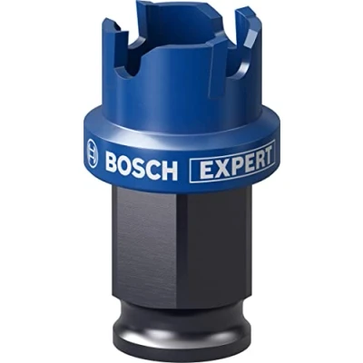 Image of Bosch 1x EXPERT Sheet Metal Hole Saw For Power Change Plus Systems (for Stainless Steel sheets, Ø 22 mm, Professional Accessory Rotary Drill/Drivers)