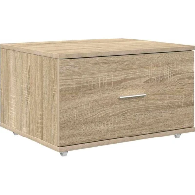 Image of vidaXL Drawer Cabinet Sonoma oak Chipboard Medium