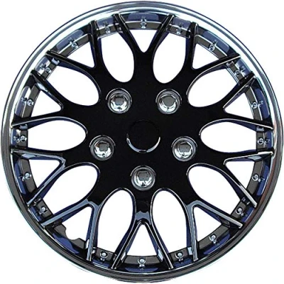 Image of AUTO STYLE Set wheel covers Missouri 15 inch chrome/black
