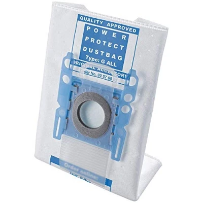 Image of Siemens 4x vacuum cleaner bags PowerProtect type G ALL, VZ41FGALL, 99.9% fine dust filtration, higher cleaning performance, 50% longer service life, suitable for all ranges except VS08 and VS01
