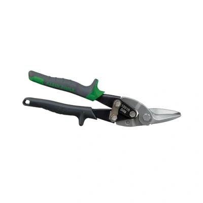 Image of Metal Shears, Aviation Snips with Wire Cutter, Right Curvature Klein Tools 1201R