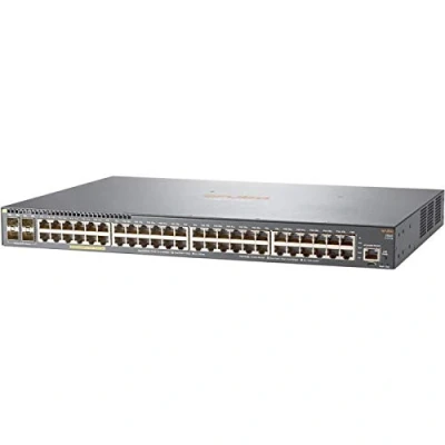 Image of Hewlett Packard Enterprise Aruba 2540 48G Poe + 4SFP Managed L2 Gigabit Ethernet (10/100/1000) Gray 1U Power Over (Poe) support