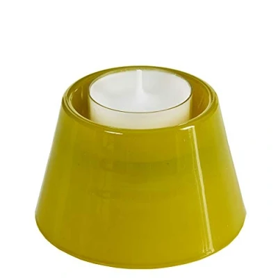 Image of Spaas 6 Conical Tealight Holders, Autumn Yellow
