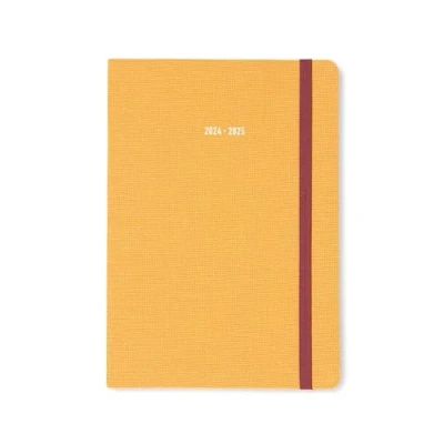 Image of Letts of London Raw A5 academic 2024/2025 week to view diary mustard