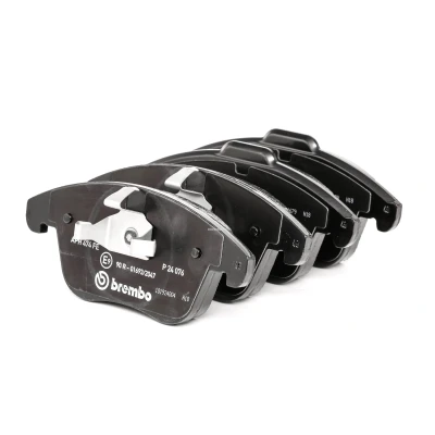 Image of 31434804 Brake pad set BREMBO P 24 076 excl. wear warning contact with piston clip without accessories VOLVO: S80 II, V60 I Box Body / Estate, V70 3