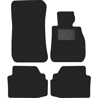 Image of Nicoman Spaghetti All Weather Fully Tailored Car mats Fit【 3 Series Coupe E92 Year 2007 2012】(Full Set 4 Piece,Black)