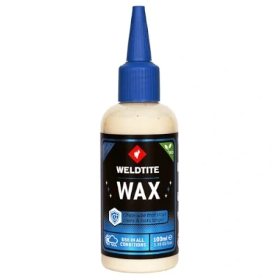 Image of WELDTITE Dry Wax Bike Chain Lube for Weather Indoor and Outdoor Training, 100 ml