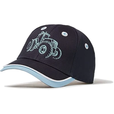 Image of Children&#039;s Cap: Tractor Baseball Cap Bulldog Boys Sports Hat, Navy / light blue, One Size