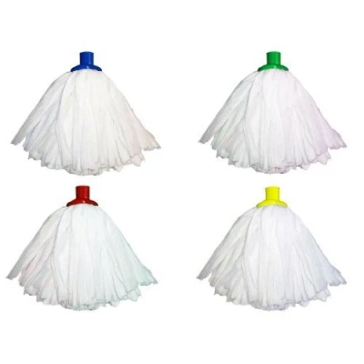 Image of Professional Super White Colour Coded Mop Heads One of Each