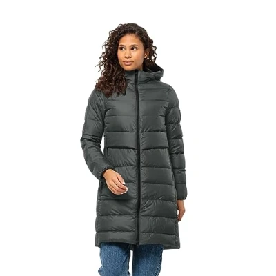 Image of Jack Wolfskin Women&#039;s Lenauplatz Coat W, Slate Green, L