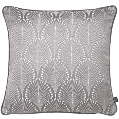 Image of Prestigious Textiles Boudoir Cushion Charcoal Size 43 cm x