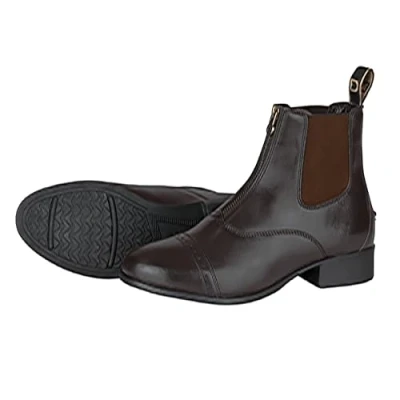 Image of Dublin Foundation Zip Paddock Boots II, Brown, Adults 10