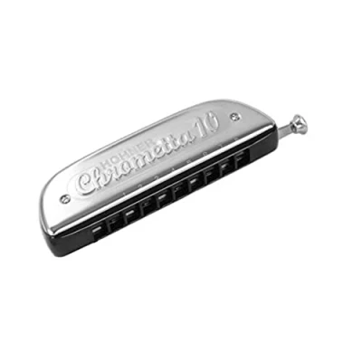 Image of Hohner 253 Chrometta 10 Harmonica, Key Of C Major