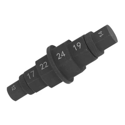 Image of Sealey Ms008 Motorcycle Spindle Tool 17 19 22 and 24Mm
