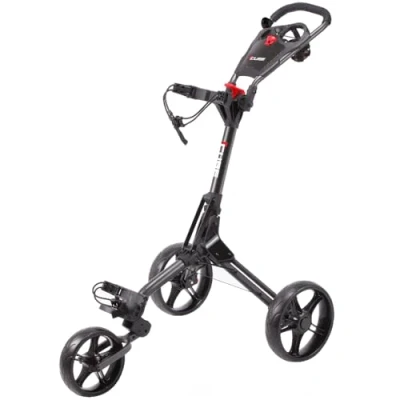 Image of SkyMax Golf CUBE 3 Push Folding Trolley Compact Design Cart Charcoal/Black