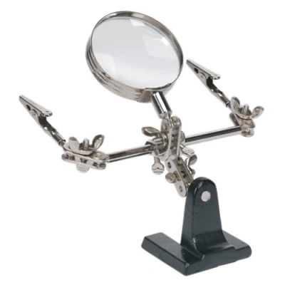 Image of Sealey Mini Robot Soldering Stand with Magnifier