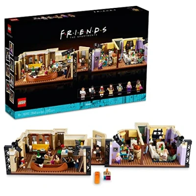Image of LEGO Icons The Friends Apartments 10292, TV Show Gift from Iconic Series, Detailed Model of Set, Collectors Building Set with 7 Minifigures Your Favorite Characters