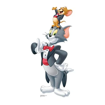 Image of Star Cutouts SC697 &quot;Tom and Jerry in Tuxedos Looney Tunes&quot; Cardboard Cut out