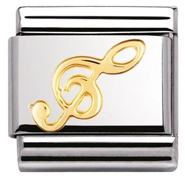 Image of Nomination Treble Clef Music Charm