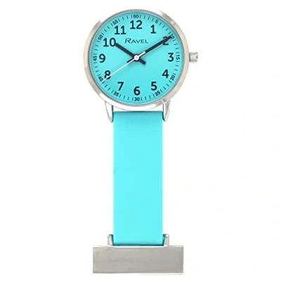 Image of Ravel Vibrant Silicone Nurses Watch Analogue Quartz R1107.6 Bright Turquoise