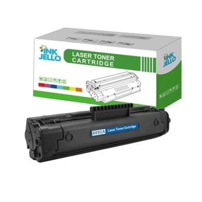 Image of InkJello Compatible Toner Cartridge Replacement for HP LaserJet 1100 1100A xi 1100se 1100xi 3200 3200m C4092A EP 22 (Black)