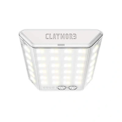 Image of CLAYMORE 3Face Mini (Light Gray) Lightweight and Portable LED Area Light for Outdoors, Camping, Tent, Emergency, Industrial Use. Rechargeable Lantern with USB C, Up to 60 Hours Battery Life.