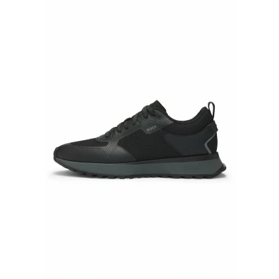 Image of BOSS Jonah RUNN Trainers, Men&#039;s, Size: 8, Black five Synthetics/textile