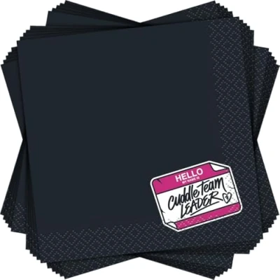 Image of Unique 24671 Fortnite Getränke Servietten I 16 Stück Paper Napkins 13 cm Party Pack of 16, Black, Mittel