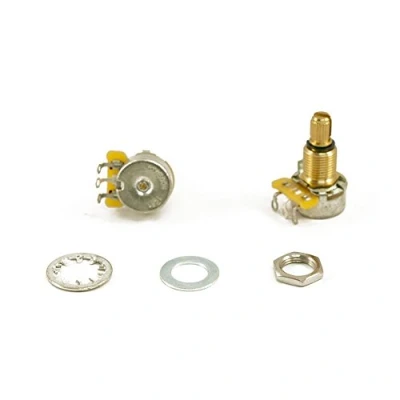 Image of CTS Guitar Pot, 550k Mini Split Shaft Audio Taper Pot with 9% Tolerance